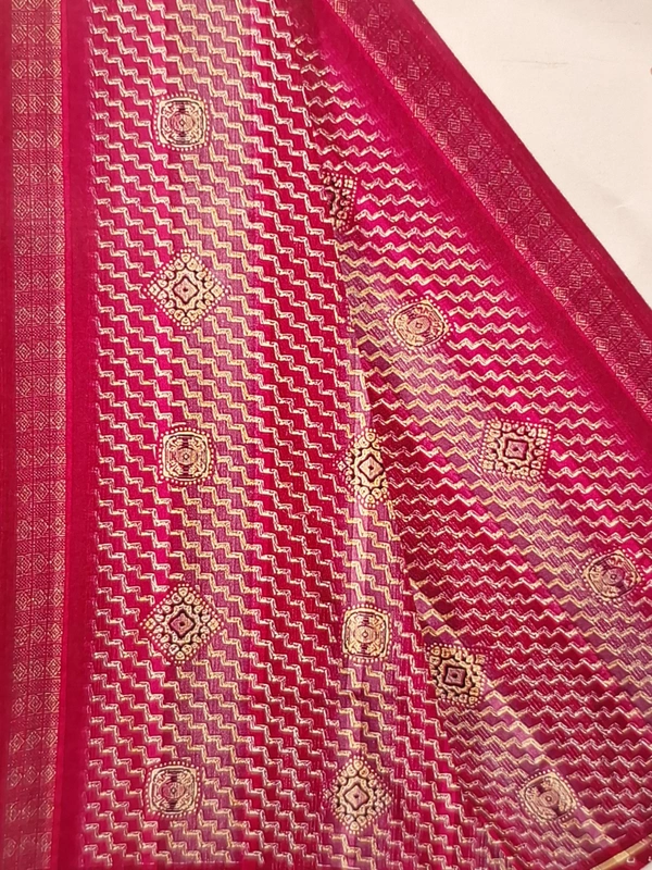 DHAMAL PRINTED SAREE