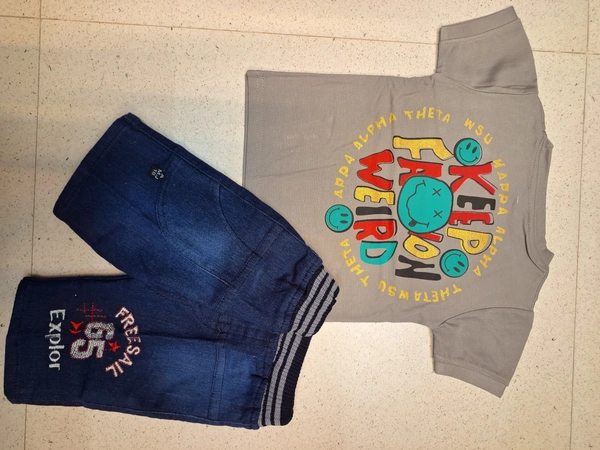 TSHIRT- SHORT  BOYS WEAR