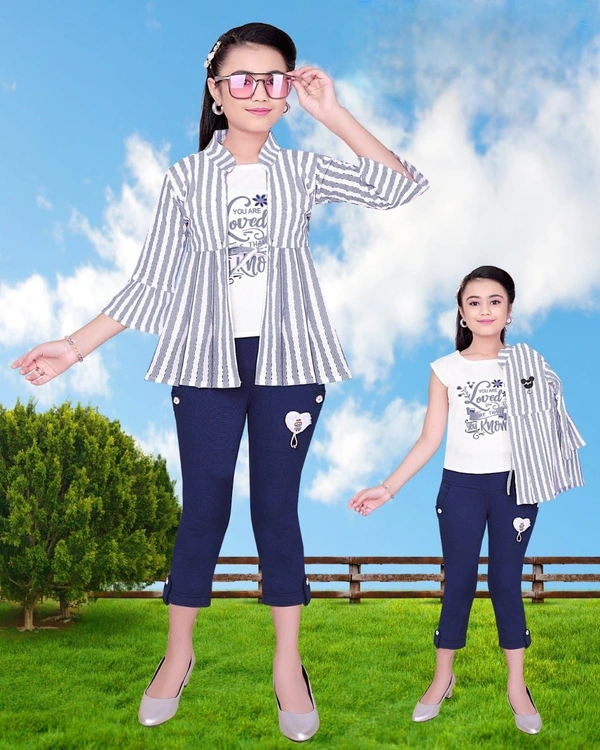 Girls Party (Festive) Capri Top
