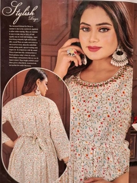 Round Reyon Kurti - XL , XXL