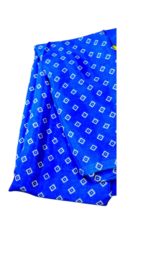 ROYAL BLUE turky Silk Saree - Royal Blue