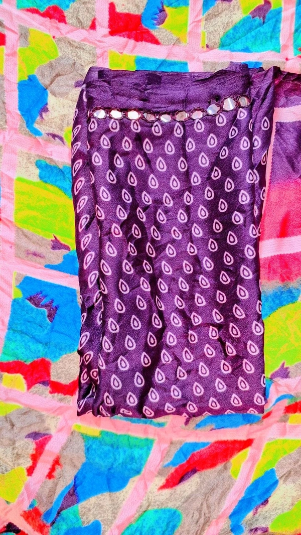 MIRROR Border MULTI Colours Fancy Saree