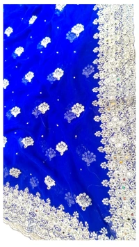 BLUE HEAVY Work Fancy Saree