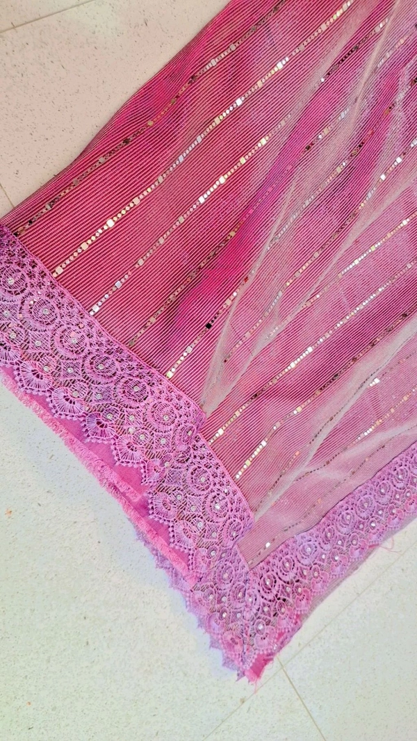 JASMIN Fancy Heavy Border Georgette Saree - Kobi