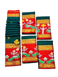 DOLA SILK PATOLA PRINTED SAREE - San Felix