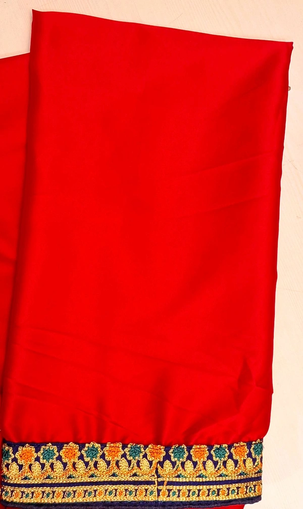BANDHEJ BLUE Heavy Work Bridal Saree - Royal Blue