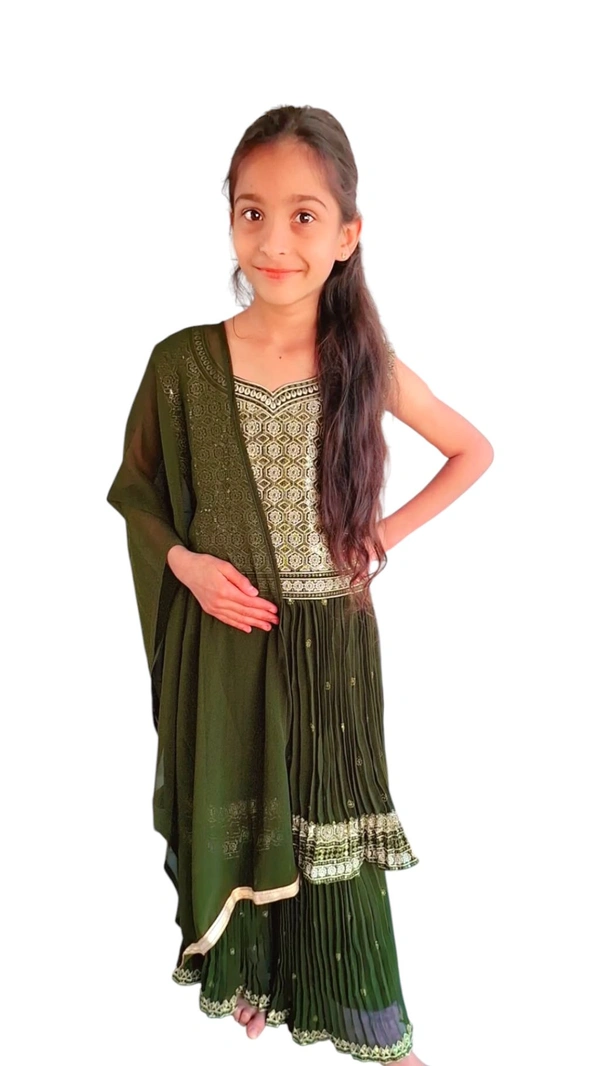 SHARARA FULL SET  With Jorjett Fabric