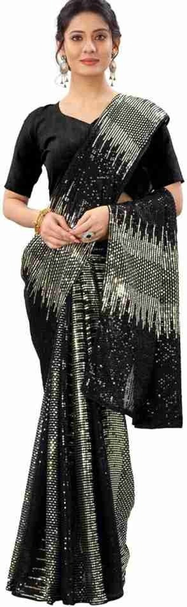 MASTANI PARTY WEAR NEW COLLECTION WOMEN'S BEAUTIFUL SEQUENCE  WORK SAREE