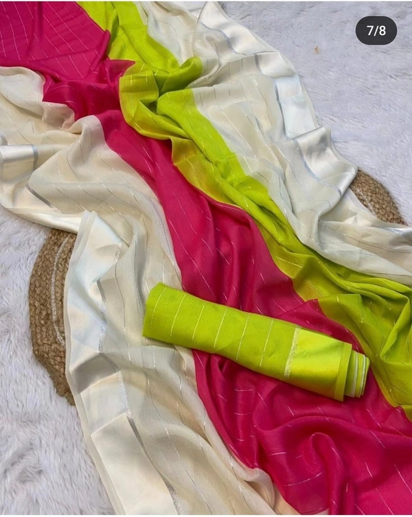 PUSHPA - 2  SOLID- PLAIN BOLLYWOOD SAREES - 