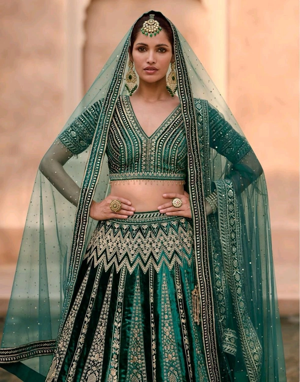 PURE VISCOS LYCRA CRYSTAL SILK WITH HANDWORK BLOUSE AND TALE CUT FULL LENGTH DUPATTA FRONT AND BACK EMBROIDERED WITH CANCAN