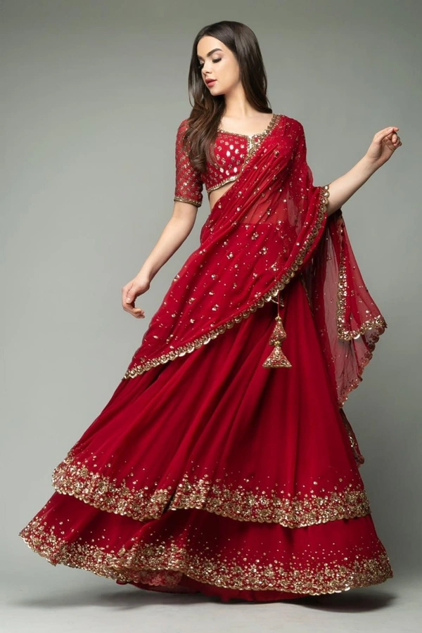 Two Layer  Lehngha *  choli with Dupata...