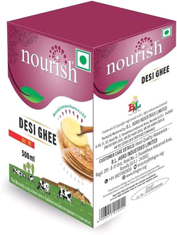 Nourish Desi Ghee - 500 ml