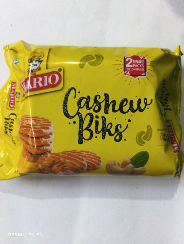 Mario Cashew Biscuit - 134 Gram