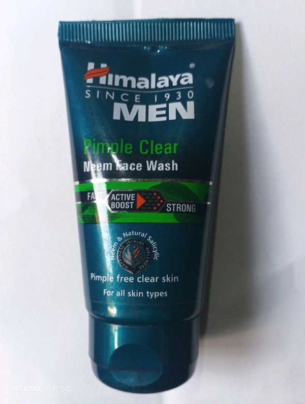 Himalaya Men Pimple Clear Neem Face Wash - 50 ml