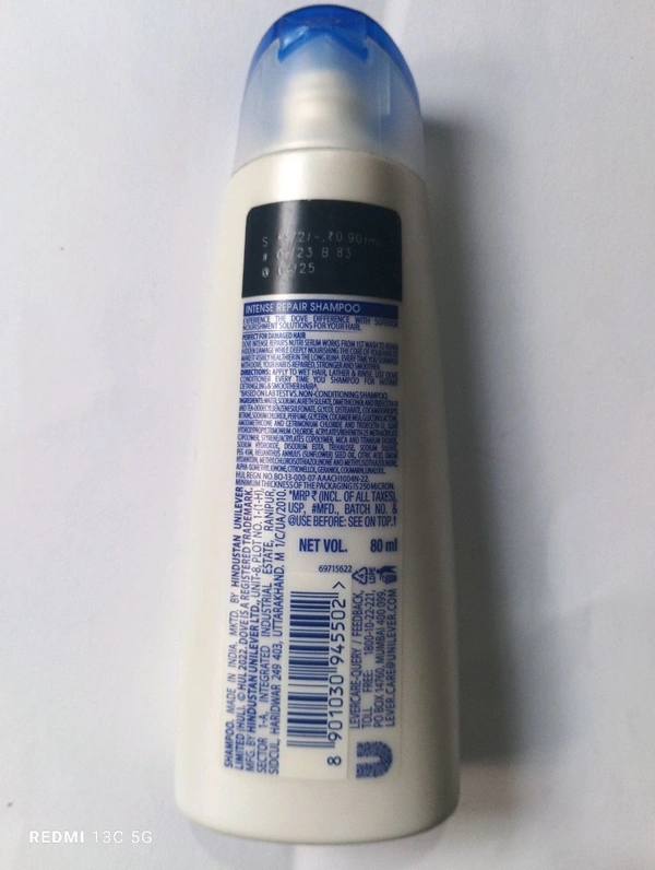 Dove Intense Repair Shampoo  - 80 ml