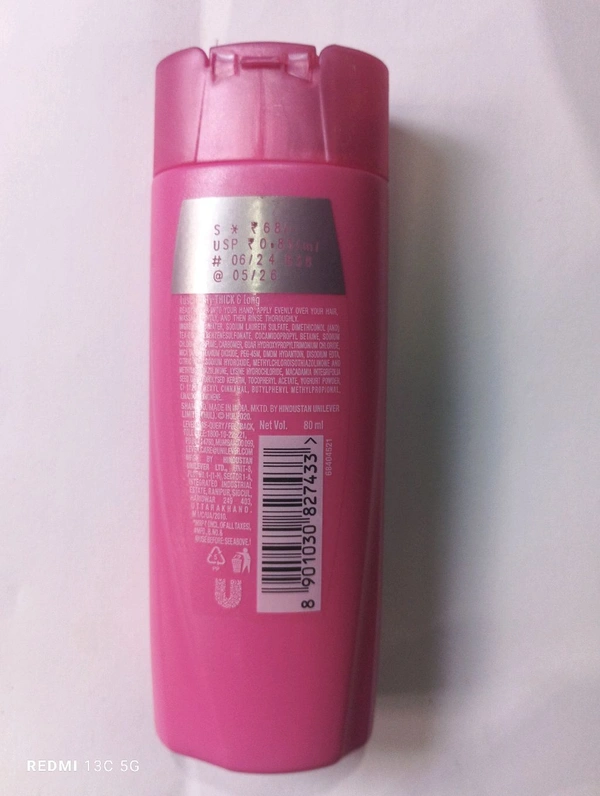 Sunsilk Thik & Long Shampoo  - 80 ml