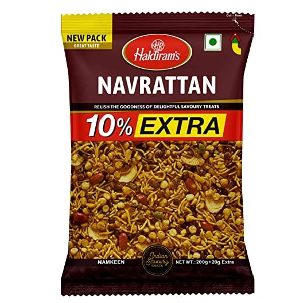 Haldirams Navrattan Namkeen  - 200 Gram
