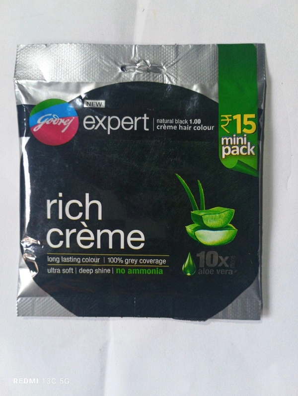 Godrej  Rich Cream Natural Black 1.0 - 14 ml