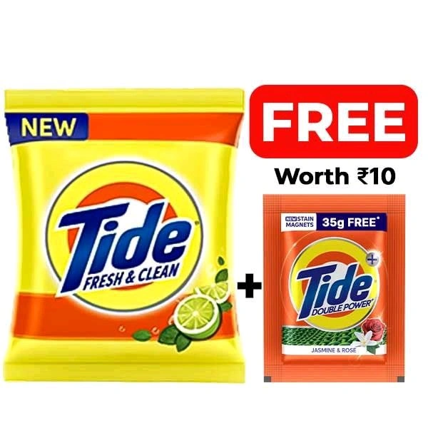 Tide Fresh And Clean Detergent Powder  - 1 Kg