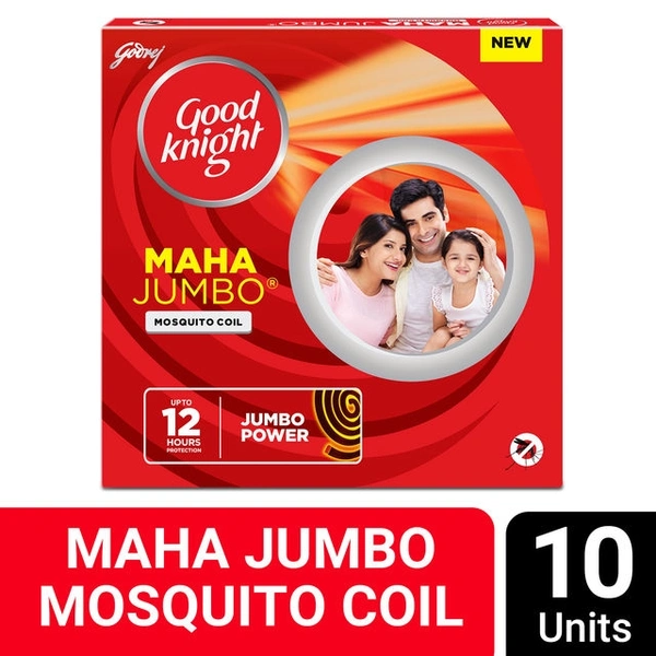 Goodnight  Maha Jumbo Mosquito Coil  - 4 Coil Free