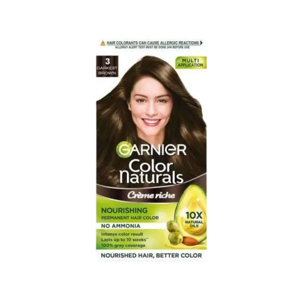 Garnier Rich Cream Darkest Brown 3.0 - 65 ml