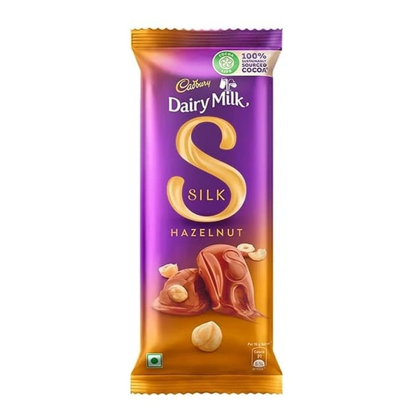 Cadbury Dairy Milk Silk Hazelnut Chocolate  - 58 Gram