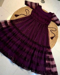 Princess Frock - L, Wine