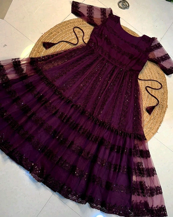 Princess Frock - L, Wine