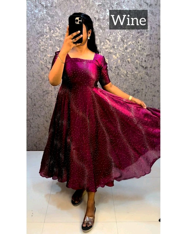 Diamond Frock - 5XL, Wine