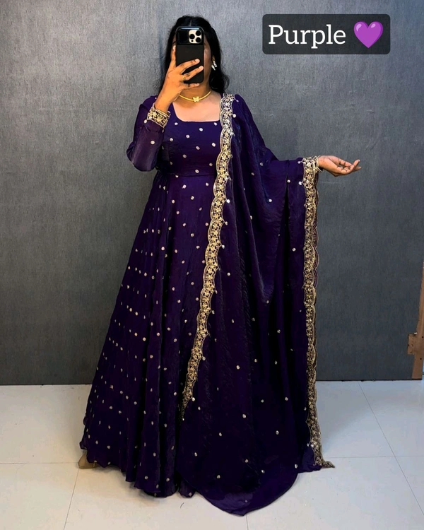 Maha space gown - S, Dark purple