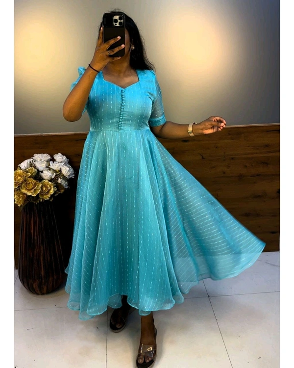 Sara Midi - 5XL, Sky blue