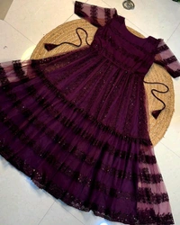 Princess Frock - S, Wine