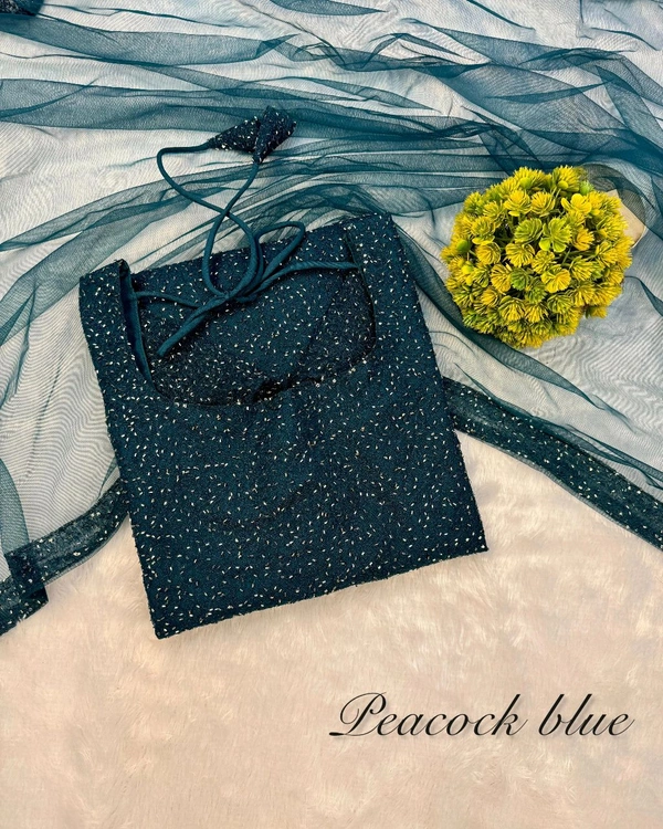 Minmini Kurti - XL, Peacock Blue