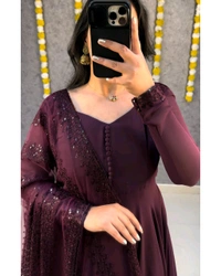 Angel Gown - 4XL, Wine