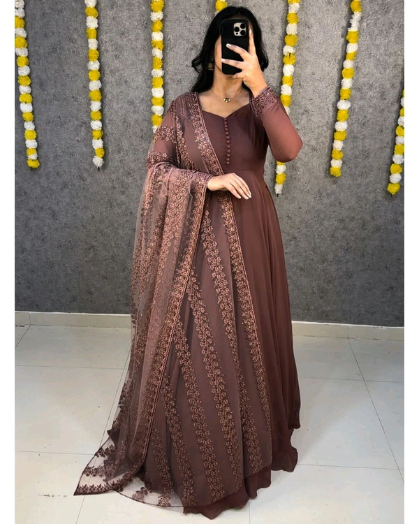 Angel Gown - 4XL, Choco