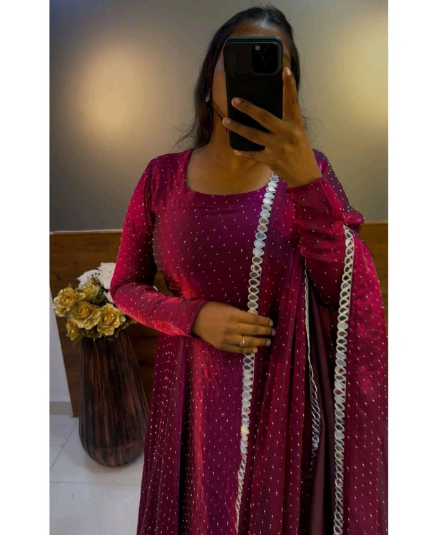 Riya diamond - 2XL, Wine