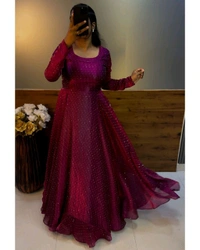 Riya diamond - 2XL, Wine