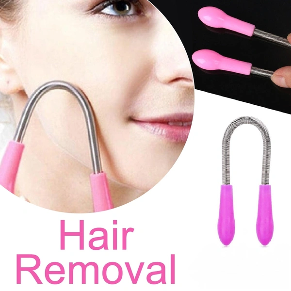 Hair Remover Spring Stick for Women – Removes Unwanted Hair on Upper Lip, Chin, Face, or Neck – Smooth & Quick Shaving Tool|SKVWORLD