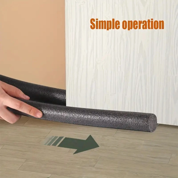 Twin Door Draft Stopper โ Under Door & Window Seal Guard, Adjustable Weatherproof Draft Blocker for Noise, Cold Air, and Dust, Energy-Saving Door Sweep Protector
