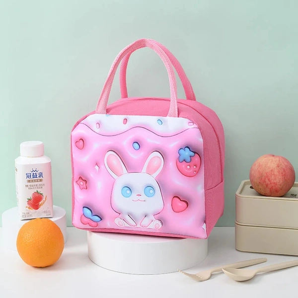 3D Cartoon Lunch Bag β Cute, Insulated & Portable for Kids & Professionals!