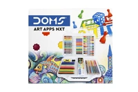 DOMS Art App NXT Kit โ Complete Creative Art Set with Crayons, Pencils, Oil Pastels & Drawing Book for Kids & Artists