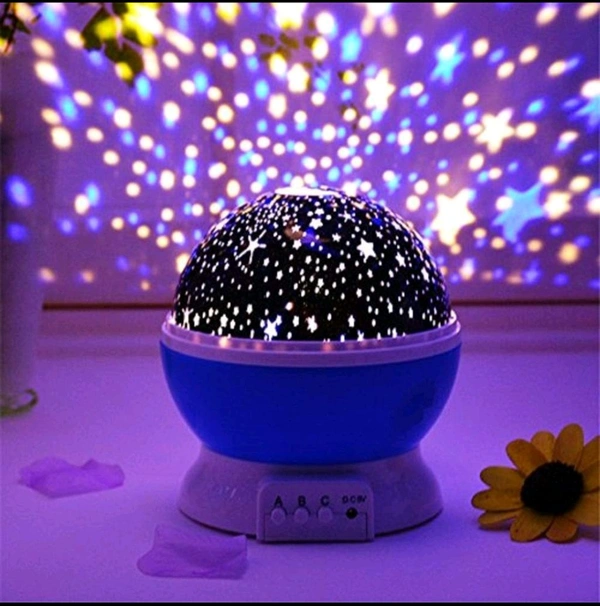 Star Master Dream Rotating Projection Lamp β Colorful LED Night Light with USB | Turn Any Room into a Starry Sky | Perfect Night Bulb for Kids & Adults | SKVWORLD