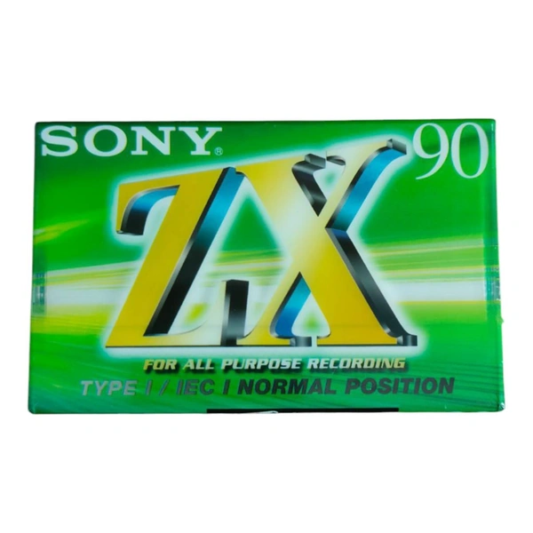 Sony ZX90 Blank Audio Cassette Tape โ 90-Minute High-Quality Recording Tape|SKVWORLD