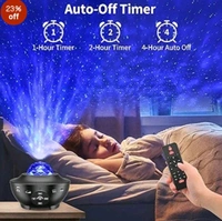 Drumstone Galaxy Star Projector with Music & Remote | 21 Color Modes | Ocean Wave Night Light for Bedroom, Party & Gifts - Free