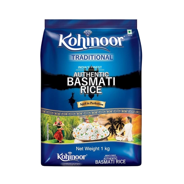 Kohinoor Authentic Basmati Rice 1Kg