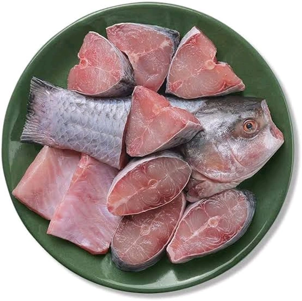Katla Fish Cut Pieces - Without Head (Bangla Variant) - 500gm