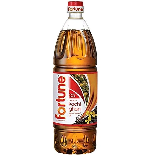 Fortune Kacchi Ghani Mustard Oil  - 500ml Bottle