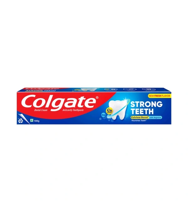 Colgate Strong Teeth White Cavity Protection Toothpaste (100gm + 15gm)