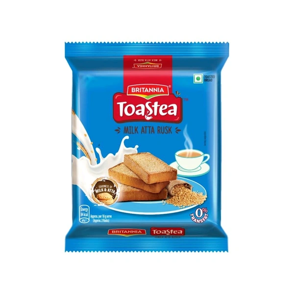 Britannia Toastea Milk Atta Rusk 200gm