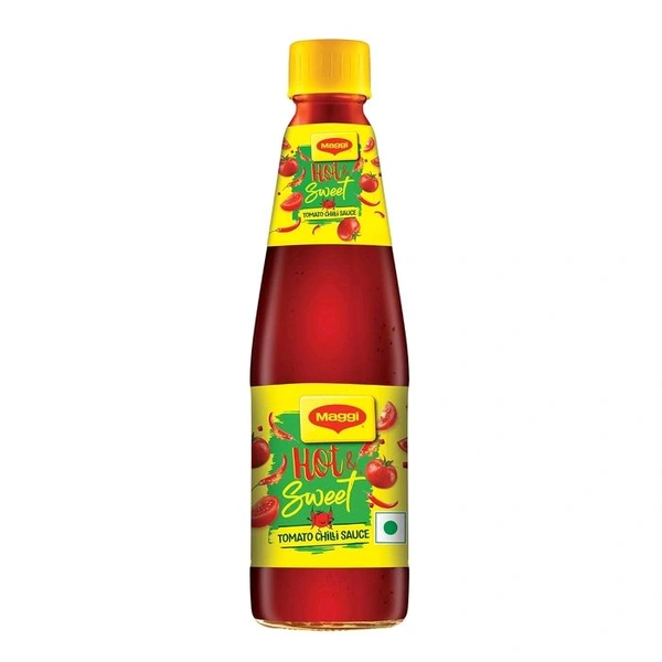 MAGGI Hot & Sweet Tomato Chilli Sauce, Perfect Blend of Tomatoes & Chillies, 500gm Bottle